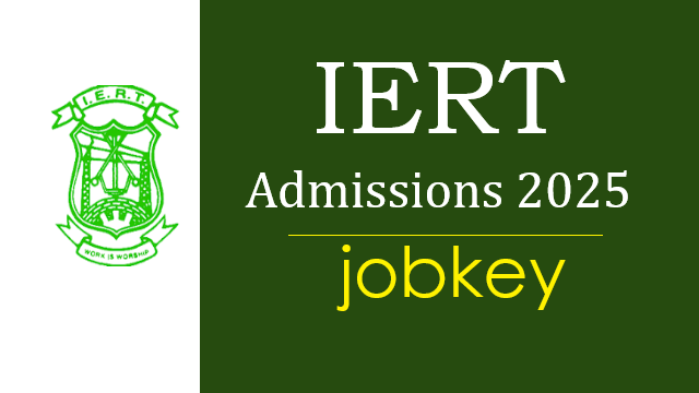 IERT Admissions Online Form 2025