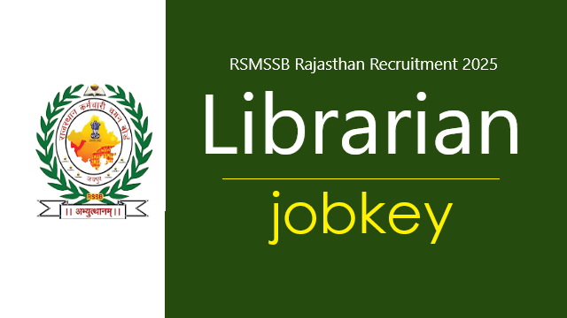 Rajasthan RSSB Librarian Grade III Online Form 2025