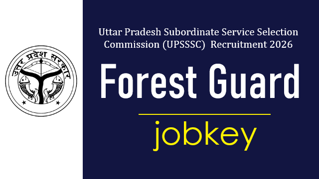 UPSSSC Forest Guard Online Form 2026